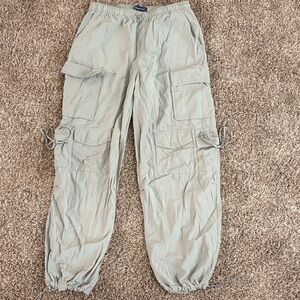 Aeropostale Womens Light Green Cargo Pants